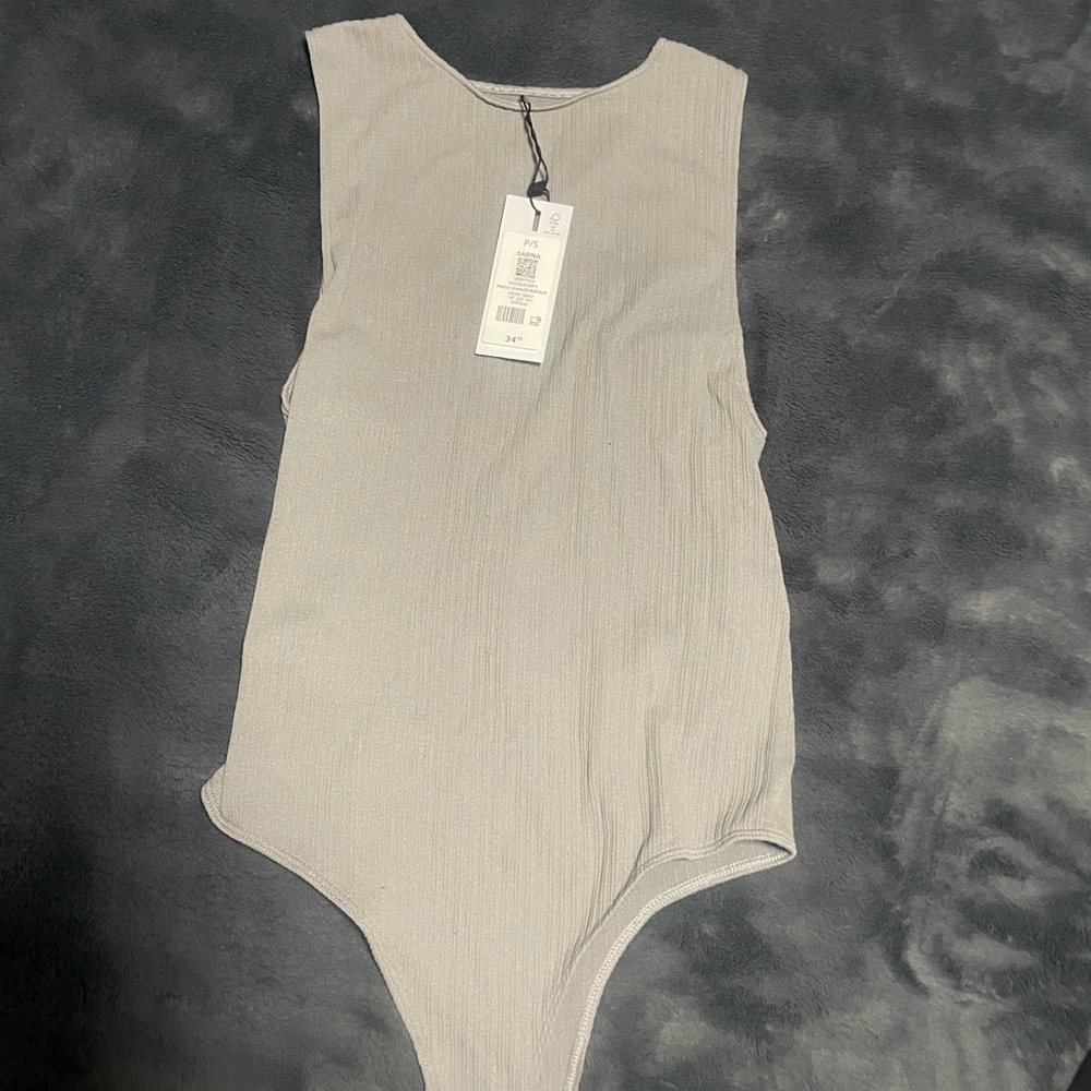 Sabina Light Gray Kids Bodysuit